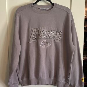 NBA Los Angeles Lakers Crewneck Sweatshirt - Dusty Mauve